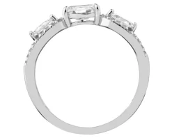 Pierścionek srebrny z cyrkoniami