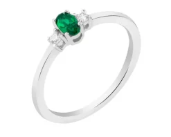 Pierścionek srebrny z cyrkoniami