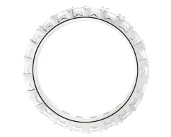 Pierścionek srebrny z cyrkoniami - Eternity