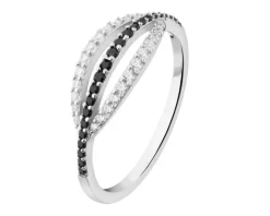 Pierścionek srebrny z cyrkoniami