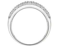 Pierścionek z białego złota z brylantami laboratoryjnymi - 2,00 ct - próba 585