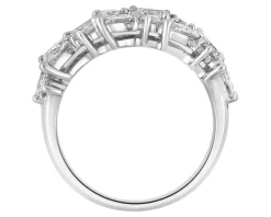 Pierścionek z białego złota z diamentami - 2,02 ct - próba 750