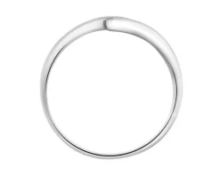 Pierścionek z białego złota z brylantami - 0,07 ct - próba 585