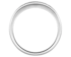 Pierścionek z białego złota z diamentami - 0,55 ct - próba 585