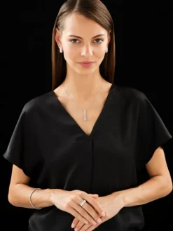 Pierścionek z białego złota z diamentami - 2,52 ct - próba 750