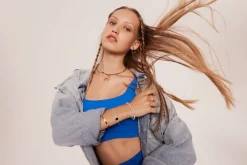 Pierścionek z brązu pozłacany