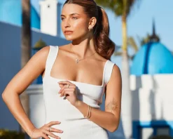 Pierścionek z żółtego złota z brylantami - 0,36 ct - próba 585