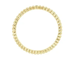 Pierścionek z żółtego złota z diamentem - 0,003 ct - próba 375