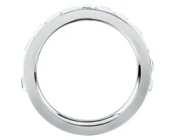 Pierścionek ze stali szlachetnej z cyrkoniami - Karl Lagerfeld