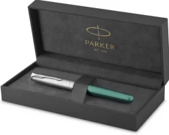 Pióro wieczne Parker Sonnet sand blasted metal green
