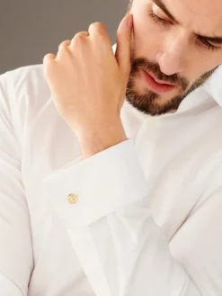 Spinki do mankietów srebrne pozłacane