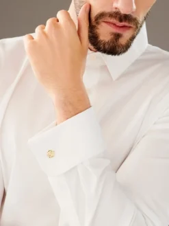 Spinki do mankietów srebrne pozłacane