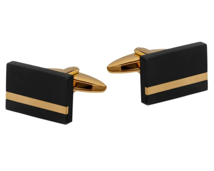 Spinki do mankietów ze stali szlachetnej