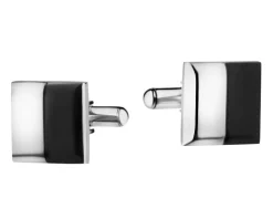 Spinki do mankietów ze stali szlachetnej