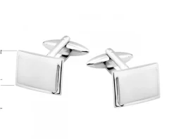 Spinki do mankietów ze stali szlachetnej