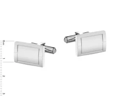 Spinki do mankietów ze stali szlachetnej