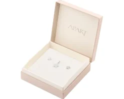 Srebrne kolczyki i zawieszka - komplet - gwiazdy