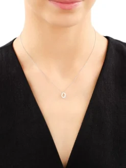 Srebrne kolczyki i zawieszka z cyrkoniami - komplet