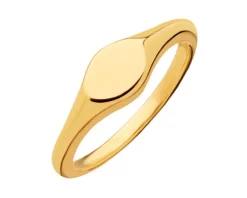 Sygnet srebrny pozłacany