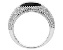 Sygnet srebrny z onyksem