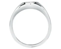 Sygnet ze stali szlachetnej - serce, logo Karl Lagerfeld