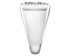 Sygnet ze stali szlachetnej z cyrkoniami - główka Karl Lagerfeld