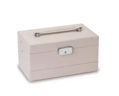 Szkatułka na biżuterię w kolorze beżowym