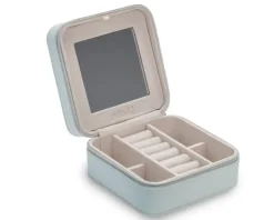 Szkatułka na biżuterię w kolorze niebieskim