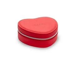 Szkatułka na biżuterię w kolorze czerwonym - serce