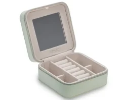 Szkatułka na biżuterię w kolorze zielonym