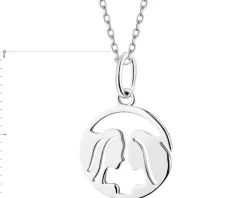 Zawieszka srebrna - Bliźnięta