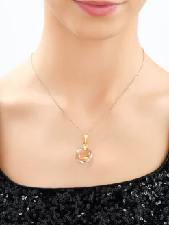 Zawieszka srebrna - koła