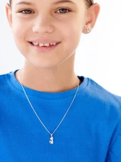 Zawieszka srebrna - kot