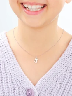 Zawieszka srebrna - kot