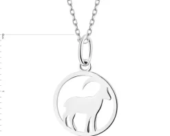 Zawieszka srebrna - Koziorożec