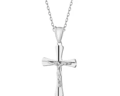 Zawieszka srebrna - krzyż