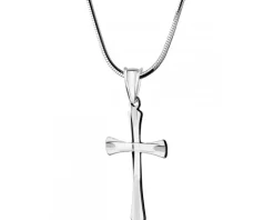 Zawieszka srebrna - krzyż