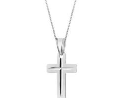 Zawieszka srebrna - krzyż
