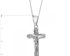 Zawieszka srebrna - krzyż