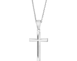 Zawieszka srebrna - krzyż