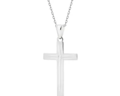 Zawieszka srebrna - krzyż