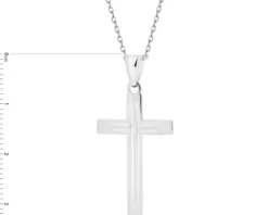 Zawieszka srebrna - krzyż