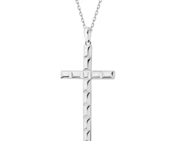 Zawieszka srebrna - krzyż