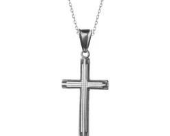 Zawieszka srebrna - krzyż