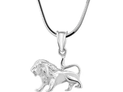 Zawieszka srebrna - Lew