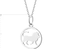 Zawieszka srebrna - Lew