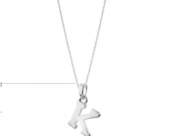 Zawieszka srebrna - litera K