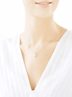 Zawieszka srebrna - litera K