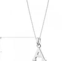 Zawieszka srebrna - litera A