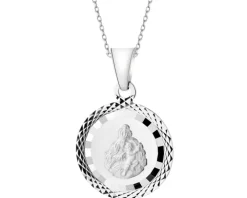 Zawieszka srebrna - medalik szkaplerz